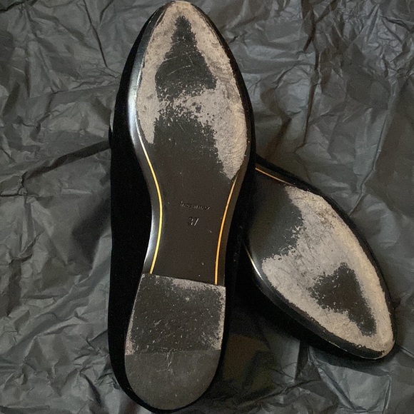 - Rare Saint Laurent black velvet Heart flat 💯 authentic - Picture 7 of 8